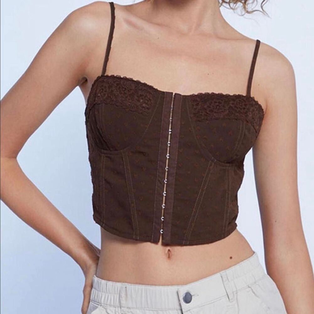 La-hearts-by-pacsun Women's Brown Crop-top